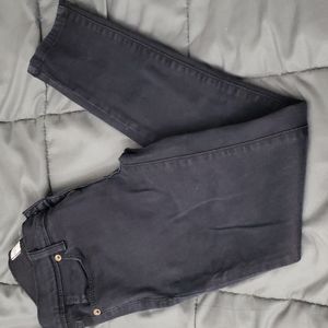 Free People skinny black jeans sz 25